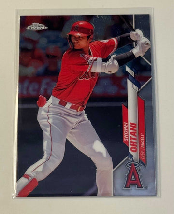 2020 Topps Chrome Shohei Ohtani MLB Angels baseball card raw World Series edition