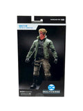 McFarlane DC Multiverse Grifter 7-inch action figure in sealed packaging with red mask and tactical jacket