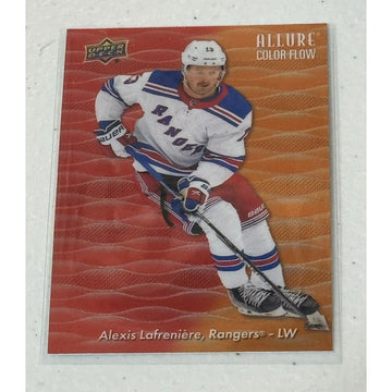 Alexis Lafreniere* 2023-24 Upper Deck NHL Allure Color Flow Orange CF-10 Rangers