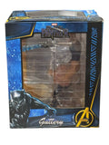 Marvel Gallery Black Panther Shuri PVC diorama statue in original box with Avengers and Wakanda design