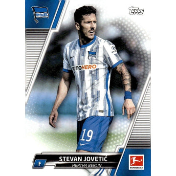 2021-22 Topps Bundesliga - Soccer Card #17 Stevan Jovetic - Hertha Berlin Futbol