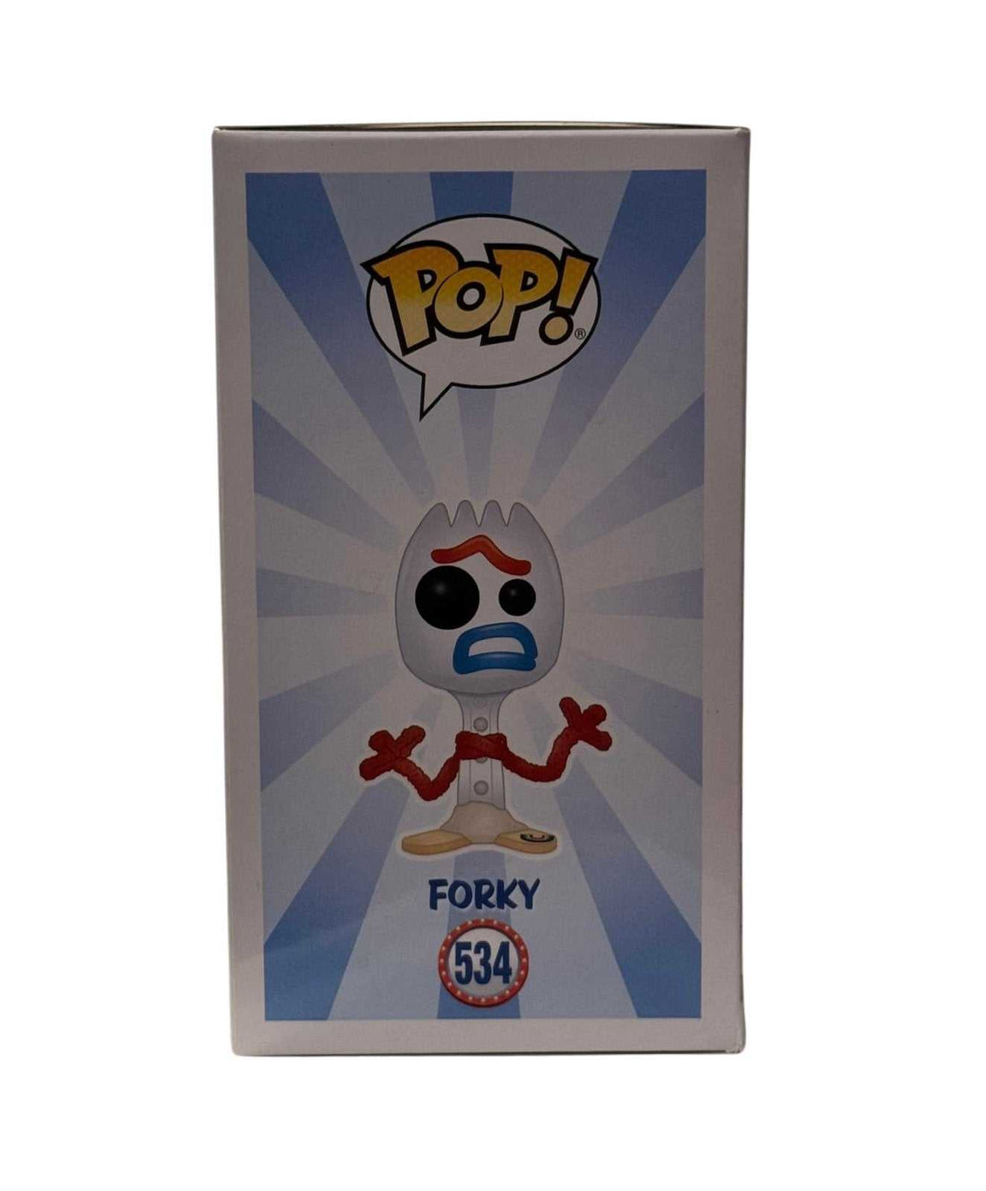 Funko Pop Toy Story 4 Forky #534 GameStop Exclusive vinyl figure in display box