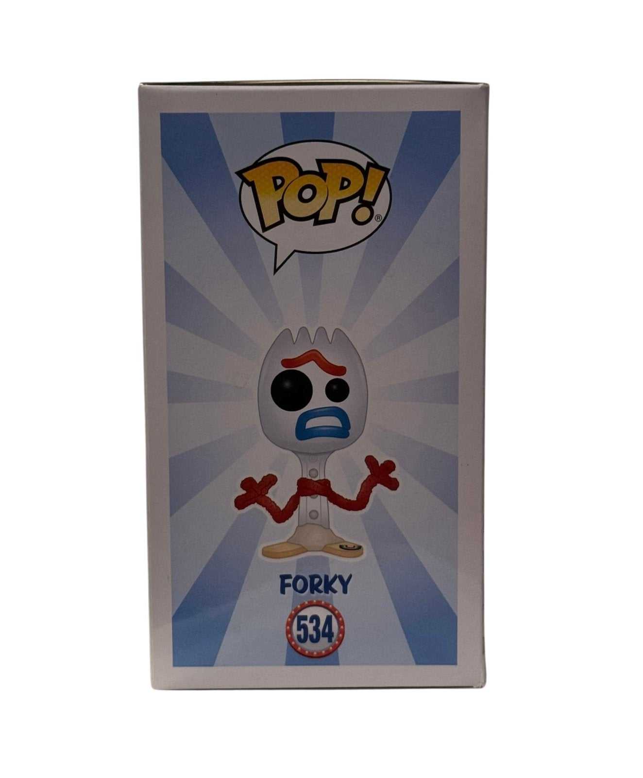 Funko Pop Toy Story 4 Forky #534 GameStop Exclusive vinyl figure in display box