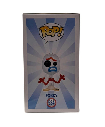 Funko Pop Toy Story 4 Forky #534 GameStop Exclusive vinyl figure in display box