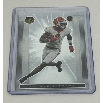 George Pickens RC - SUPER GLOW Best Ever Football Card 32 UGA Dogs/NFL Steelers*