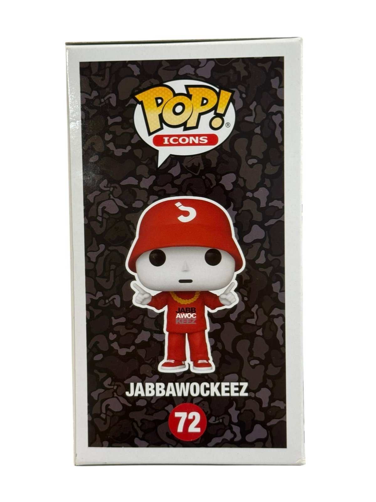 Jabbawockeez 72 Funko Pop Icons vinyl figure in red outfit and bucket hat collectible