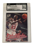 1996-97 NBA Fleer Ultra Michael Jordan Chicago Bulls card certified authentic in CGC sleeve
