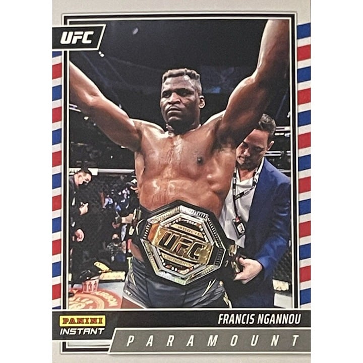 FRANCIS NGANNOU 2022 Panini Instant UFC Paramount Card #P24 MMA - Ultimate /700*