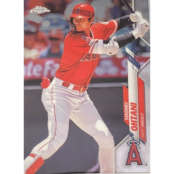2020 Topps Chrome Shohei Ohtani MLB Los Angeles Angels baseball card #21