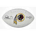 Joe Theismann signed Washington Redskins logo football with 83 NFL MVP inscription and JSA authentication