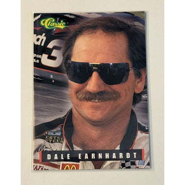 1995 Classic Finish Line Dale Earnhardt 95 Silver Card 89 Goodwrench Winston Cup