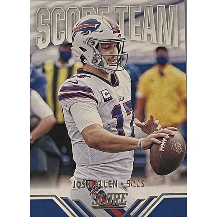 2021 Panini Score Football Josh Allen SCORE Team INSERT  #ST4 NFL Buffalo Bills*