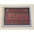 1989 TOPPS Baseball Darryl Strawberry New York Mets trading card back #300 raw condition