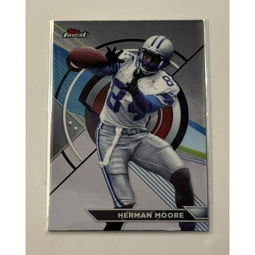 2023 Topps Composite Topps Finest Card Herman Moore* NFL Detroit Lions Card #184