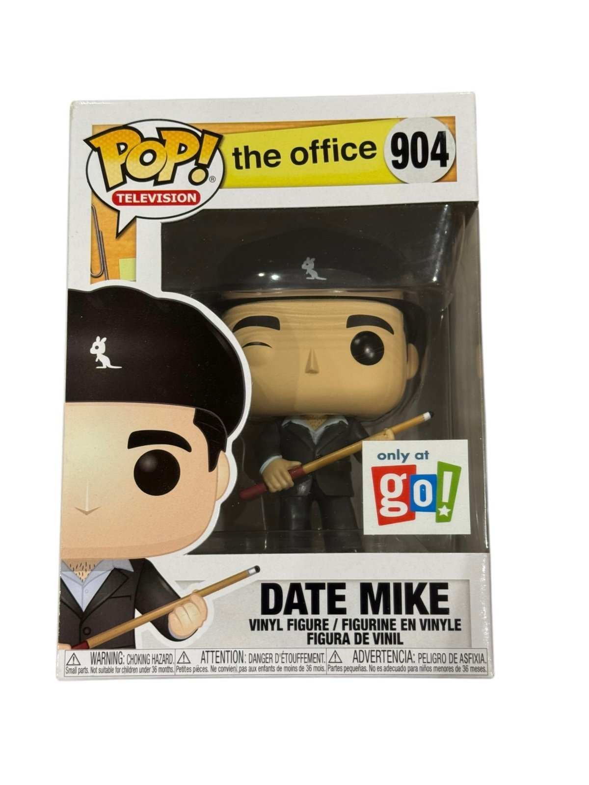 Funko Pop Television Date Mike from The Office exclusive vinyl figure in sealed box
