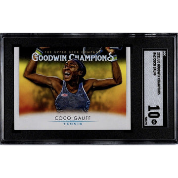 Coco Gruff RC 2021 Upper Deck GOODWIN CHAMPIONS Card#62 - 2023 US Open Champion^
