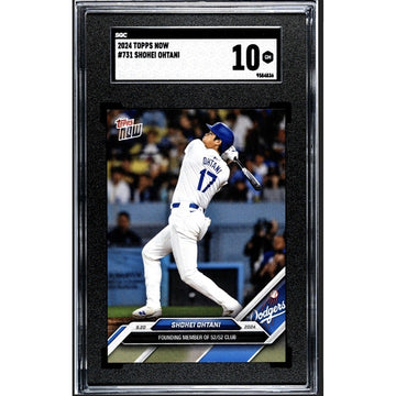 2024 Topps Now Shohei Ohtani Card #731 1st Ever 52/52 Club Card- GEM-MINT SGC 10