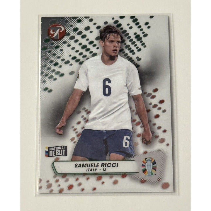2023-24 Topps Pristine UEFA Road To Euro Samuele Ricci - Italy Futbol Card #104*