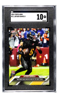 Jayden Daniels RC NFL Commanders 2024 Topps NOW Rookie Card graded SGC 10 Gem Mint
