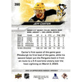Jeff Carter 2023-24 Upper Deck Series 2 Pittsburgh Penguins NHL hockey card back view