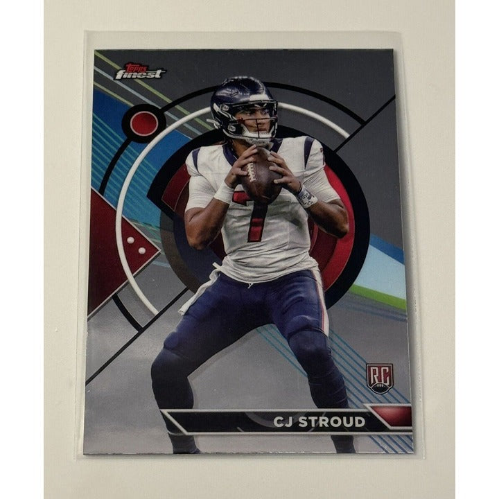2023 Topps Composite CJ Stroud Topps Finest Rookie RC - Houston Texans Card #189