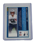 Will Campbell RC 2025 Panini Donruss Press Proof Blue Patriots football card #345 in protective case