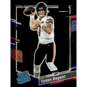 62/99 Tyson Bagent 2023 Donruss CLEAR Series NFL Chicago Bears Football Card 100