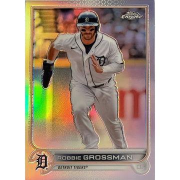 2022 Topps Chrome Robbie Grossman Refractor Card #169 MLB Detroit Tigers/Texans*