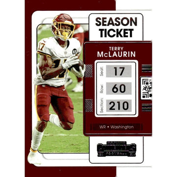 2021 Panini Contenders - Terry McLaurin* NFL Commanders Football Ticket Card #98