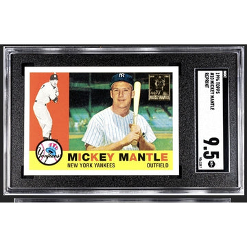 1996 Topps Mickey Mantle* 1960 Reprint #6 HOF NY Yankees Legend! Limited SGC 9.5