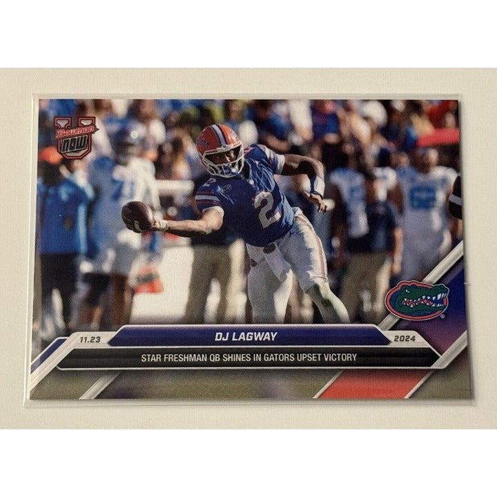 DJ Lagway RC Florida QB Gators Upset Victory 2024 Bowman U Now Card 44 - IN HAND