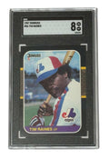Tim Raines 1987 Donruss #56 Montreal Expos graded card SGC 8 NM-MT MLB Hall of Fame