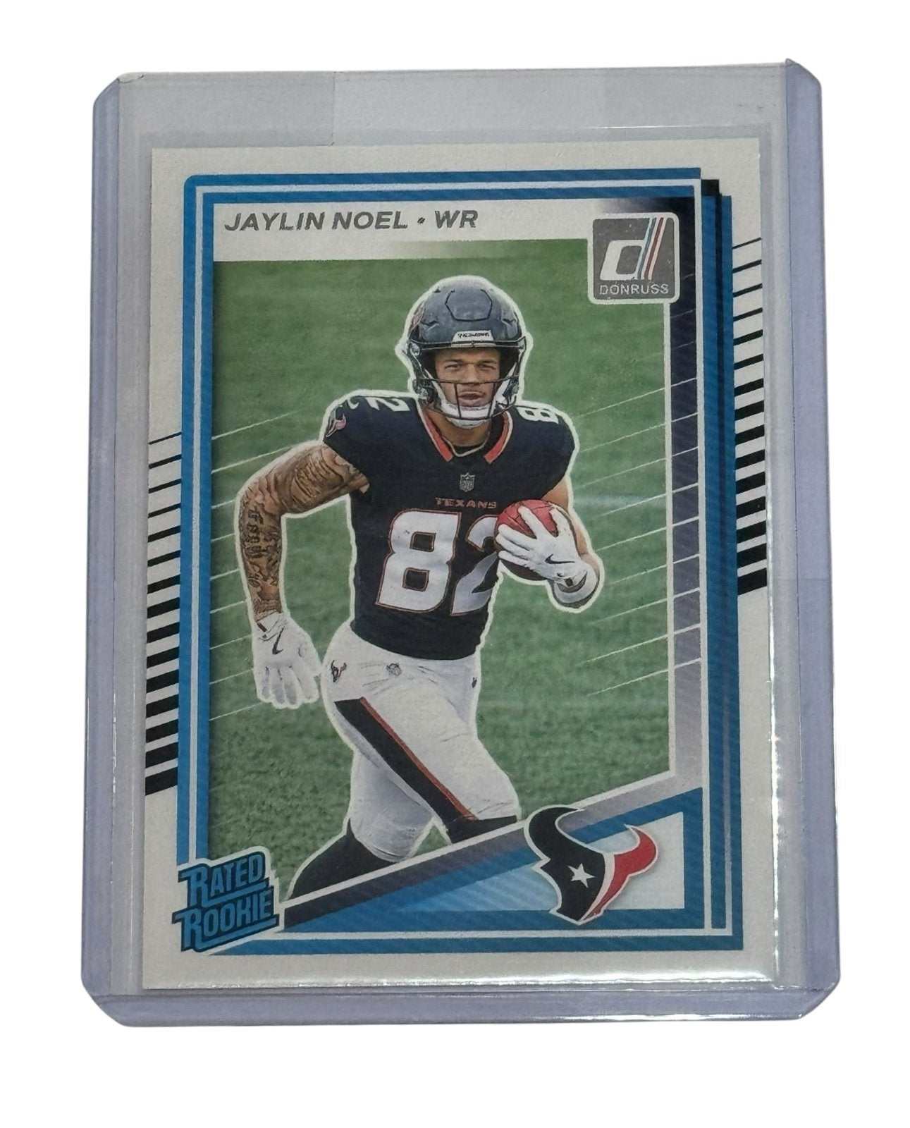 Jaylin Noel 2025 Donruss Rated Rookie NFL Houston Texans football card mint condition