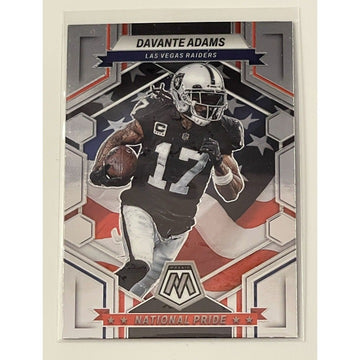 2023 Panini Mosaic National Pride Davante Adams Football card 266 NFL LV Raiders