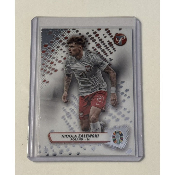 2023-24 Topps Pristine UEFA Road To Euro Nicola Zalewski Poland Futbol Card 125