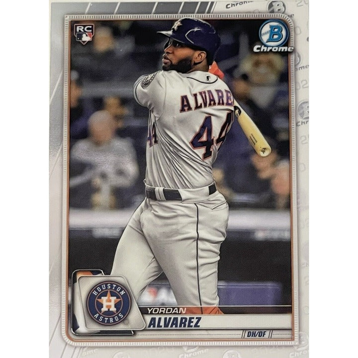 2020 BOWMAN CHROME Yordan Alvarez* RC MLB - HOUSTON ASTROS* - ROOKIE Card - #25*