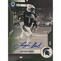 Jayden Reed 2022 1st Edition Players Trunk Michigan State Spartans autographed football card