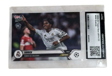 Endrick RC 2024 Topps Now UEFA Rookie CGC certified card youngest UCL goalscorer Real Madrid