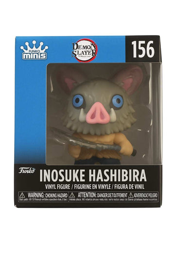 Sealed Funko Minis Inosuke Hashibira vinyl figure #156 from Demon Slayer in original packaging