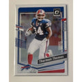 Thurman Thomas NFL 2023 Panini Donruss Optic Silver Holo Prizm football card number 24