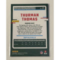 2023 Thurman Thomas NFL Panini Donruss Optic Football Silver Holo Prizm Card No. 24 Buffalo Bills collectible