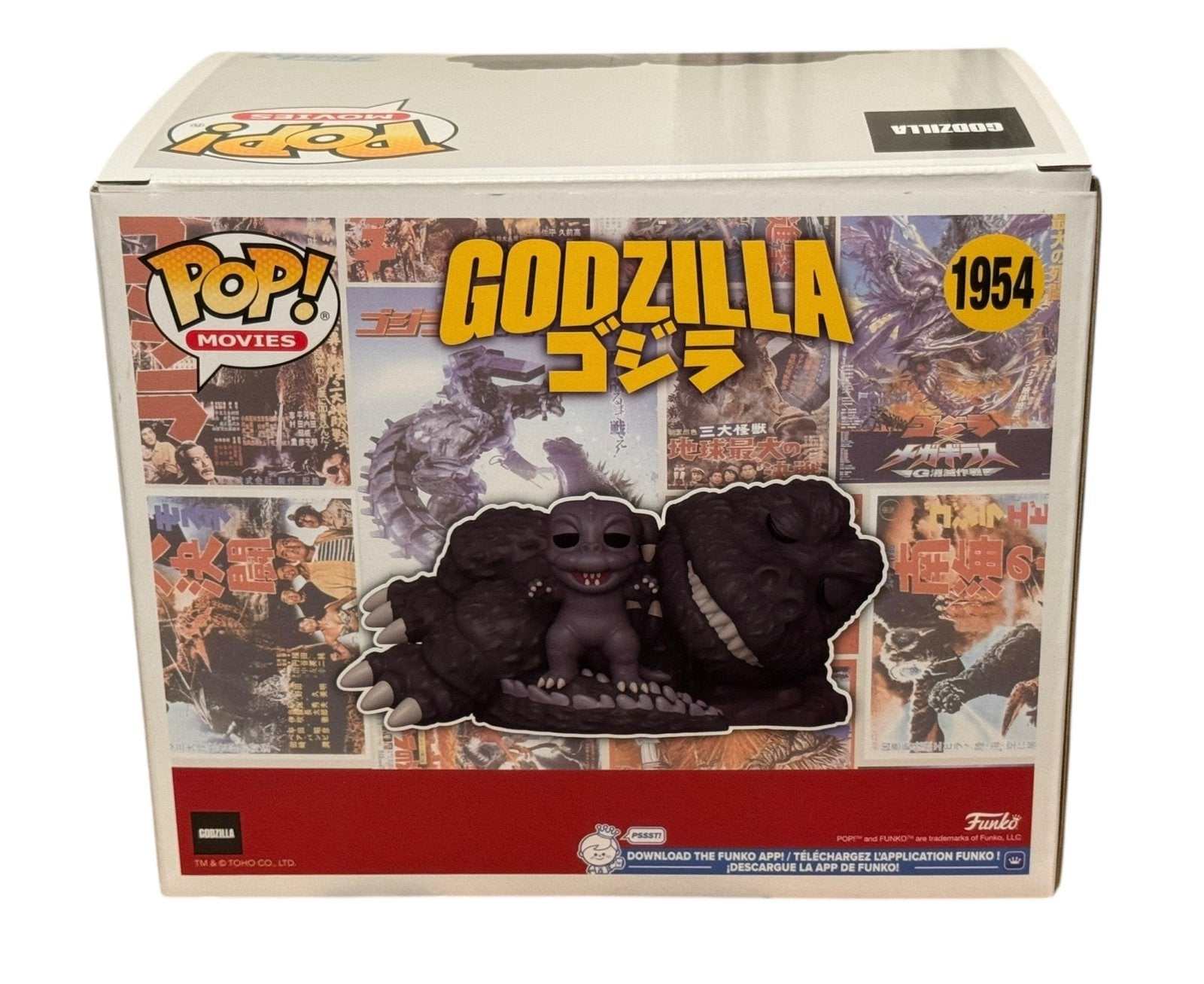 Funko Pop Movies Godzilla 1954 Sleeping Godzilla with Minilla vinyl figure collectible