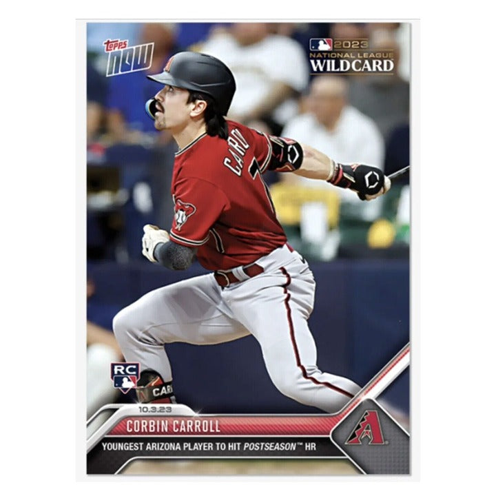 2023 Topps NOW Corbin Carroll RC Postseason HR **PRE-SALE** MLB Diamondbacks 961
