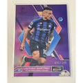 Lautaro Martinez 2023 Topps Finest UEFA Champions League blue parallel soccer trading card numbered 95/299