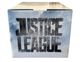 FOCO Justice League Aquaman Limited Edition bobblehead box with Justice League logo
