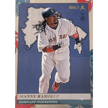 Manny Ramirez Topps X Juan Soto Curated Set #6 baseball card Boston Red Sox Hall of Fame