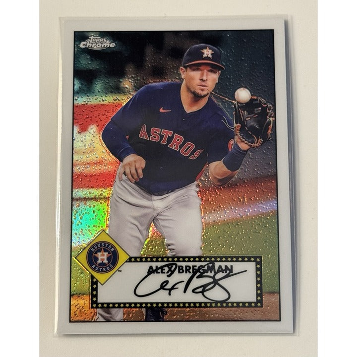 Alex Bregman 2021 Topps Series 1 Refractor TC52-11 Chrome 1952 Insert MLB Astros