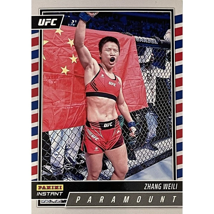 ZHANG WEILI 2022 Panini Instant UFC Paramount Card #P28 - Ultimate MMA - SP /700