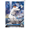 Shohei Ohtani signed 2023 MLB Topps Now LA Dodgers baseball card WS Champion