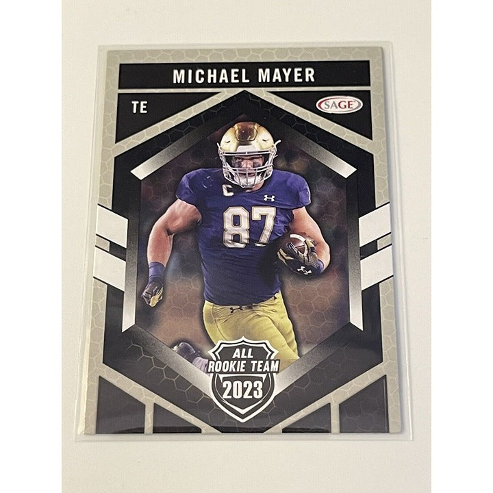 2023 SAGE High Series All-Rookie Team Michael Mayer RC* #RT-184 Rookie - Raiders
